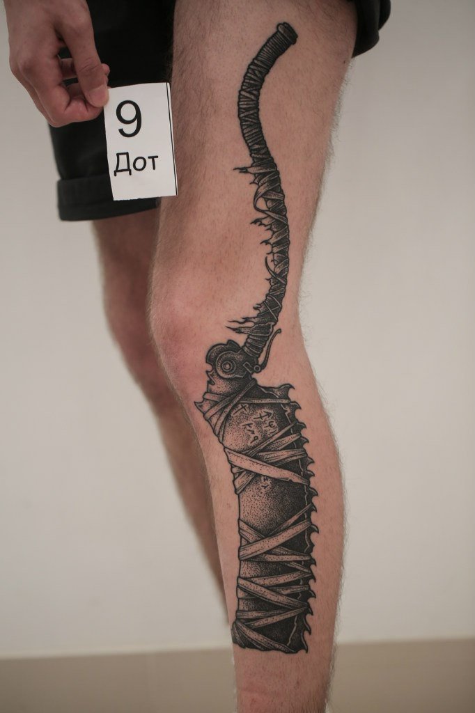 Дмитрий Яковлев: лучшая татуировка в стиле дотворк