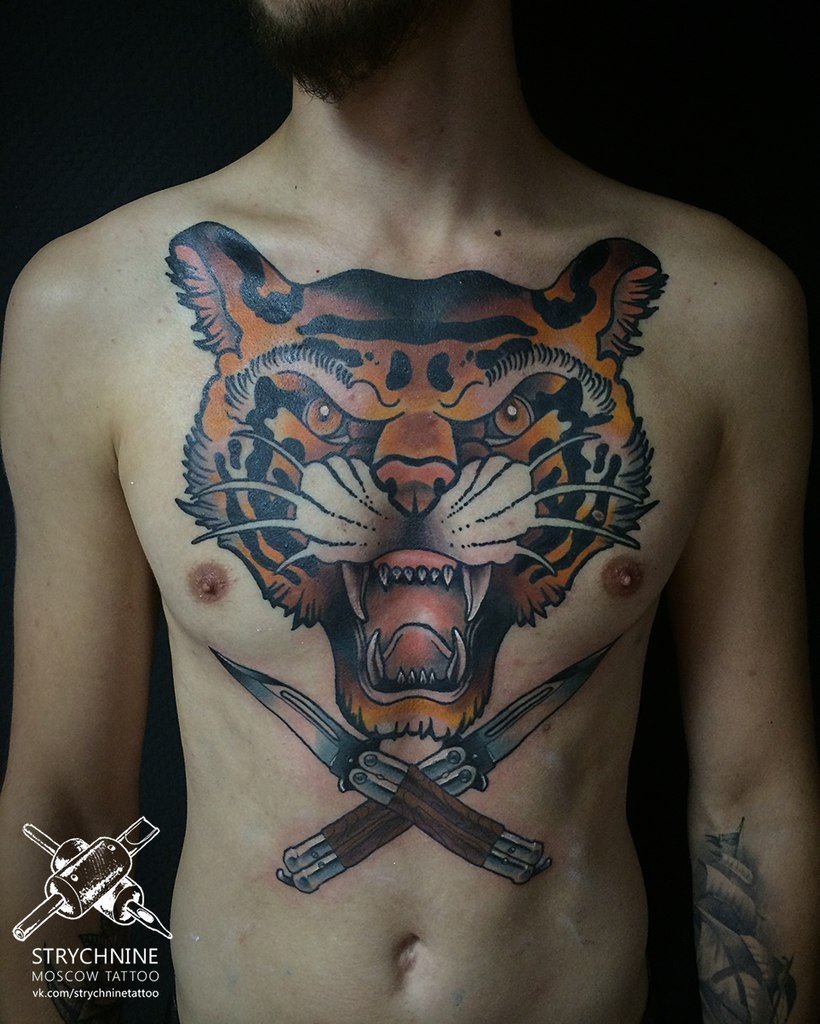 Андрей Стрихнин: лучшая традиционная татуировка